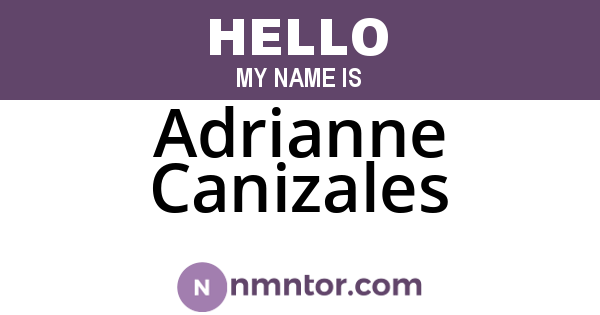 Adrianne Canizales