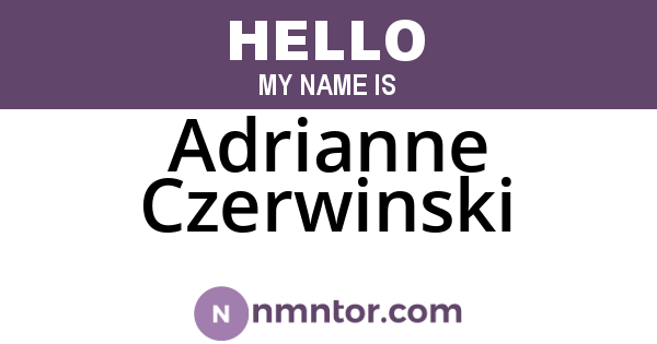 Adrianne Czerwinski