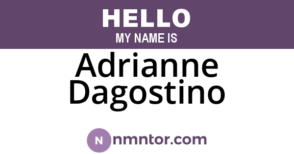 Adrianne Dagostino