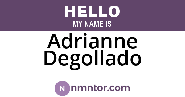Adrianne Degollado