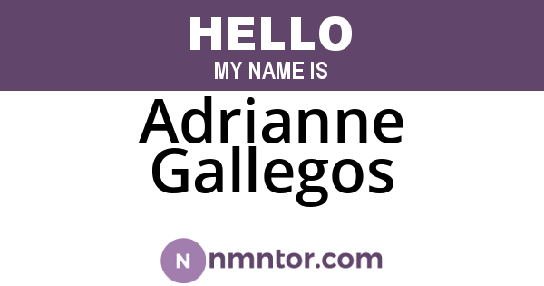 Adrianne Gallegos