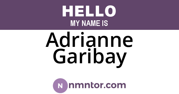 Adrianne Garibay