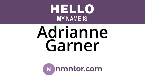 Adrianne Garner