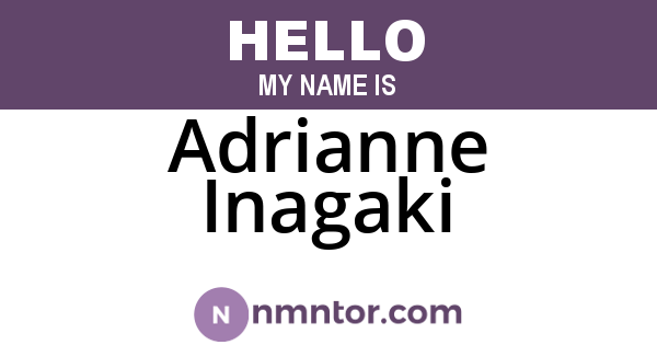 Adrianne Inagaki