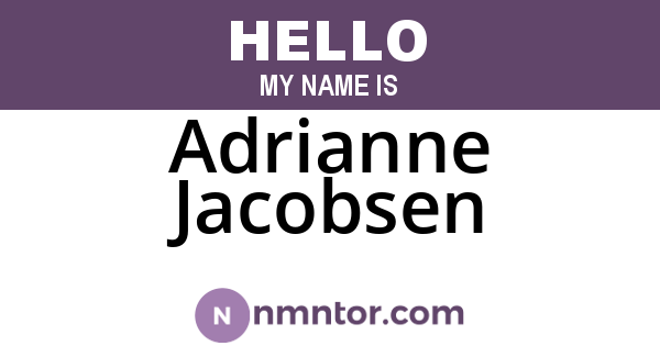 Adrianne Jacobsen