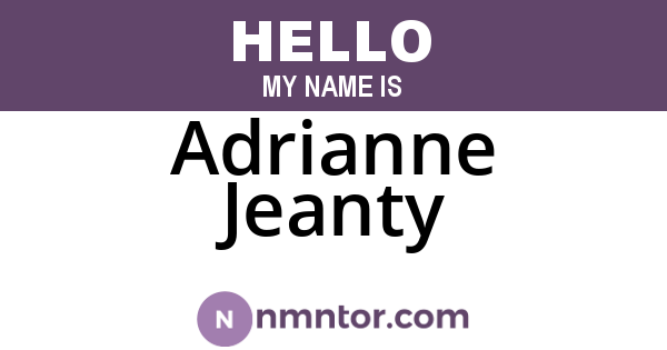 Adrianne Jeanty