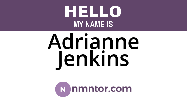 Adrianne Jenkins