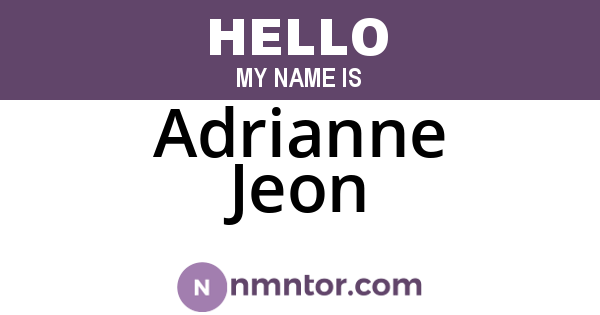 Adrianne Jeon