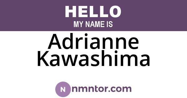Adrianne Kawashima