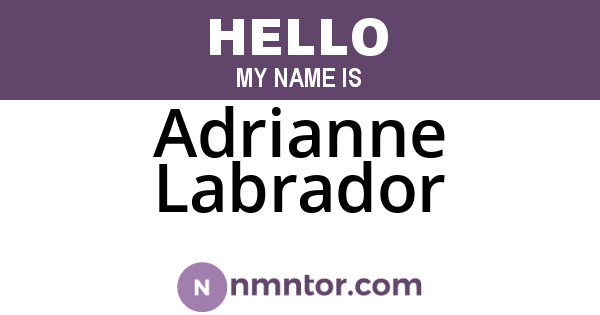 Adrianne Labrador