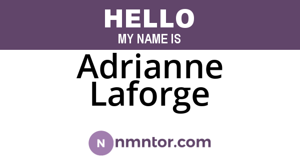Adrianne Laforge