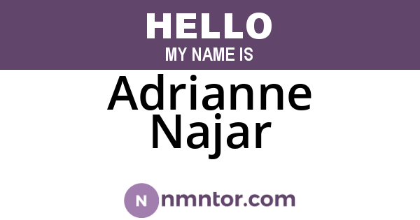 Adrianne Najar