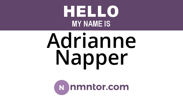 Adrianne Napper