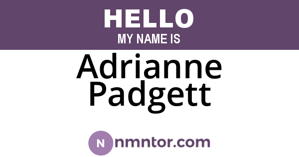 Adrianne Padgett