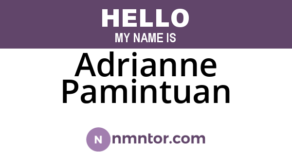 Adrianne Pamintuan