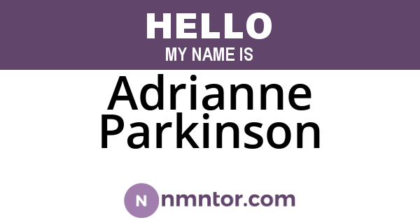 Adrianne Parkinson