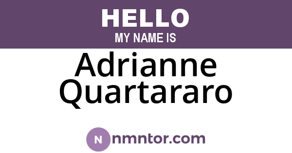 Adrianne Quartararo