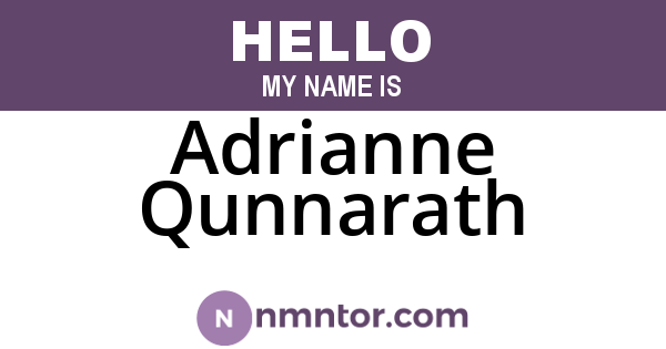 Adrianne Qunnarath