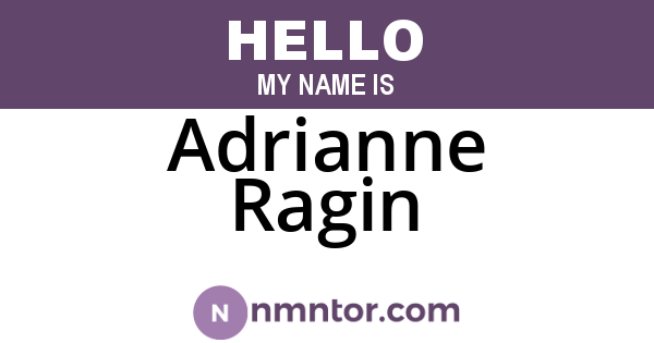 Adrianne Ragin
