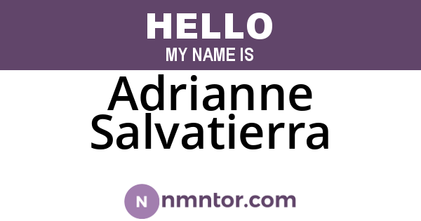 Adrianne Salvatierra