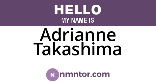 Adrianne Takashima