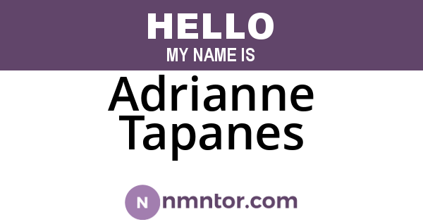 Adrianne Tapanes