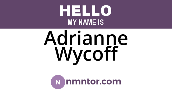 Adrianne Wycoff