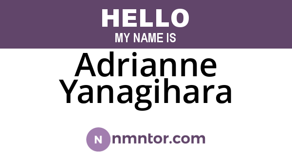 Adrianne Yanagihara