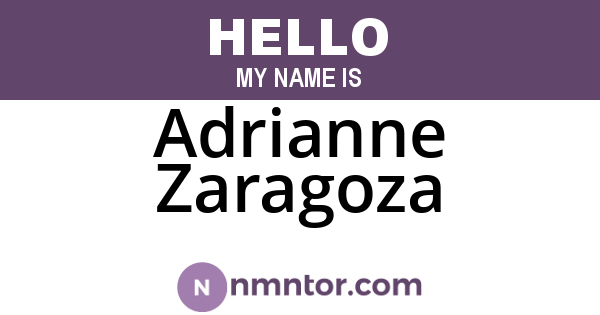Adrianne Zaragoza