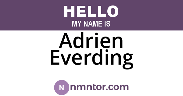 Adrien Everding