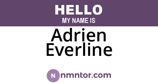 Adrien Everline