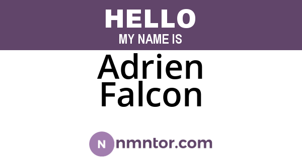 Adrien Falcon