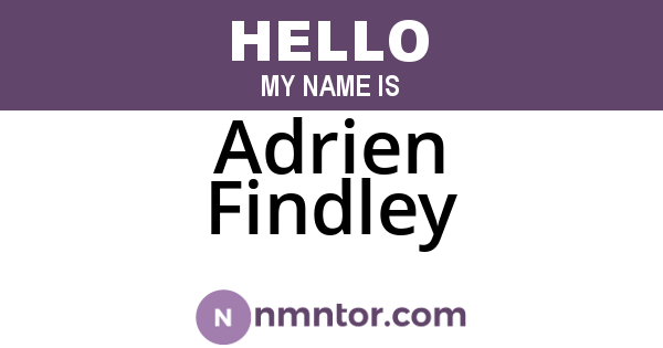 Adrien Findley