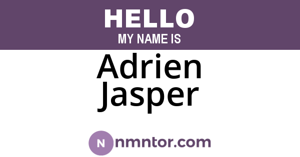 Adrien Jasper