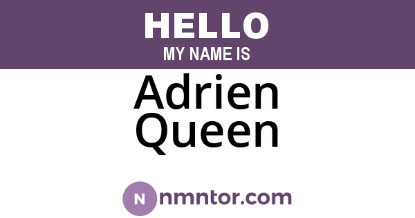 Adrien Queen