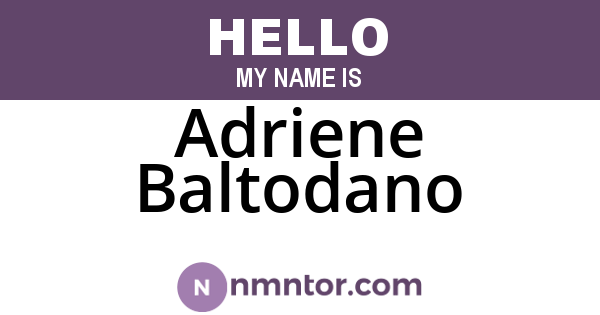 Adriene Baltodano