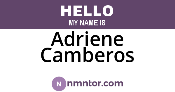Adriene Camberos