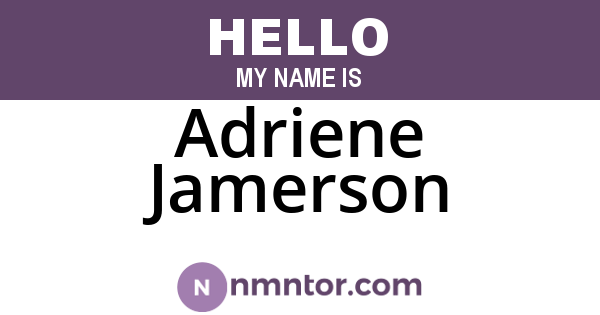 Adriene Jamerson