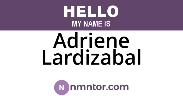 Adriene Lardizabal