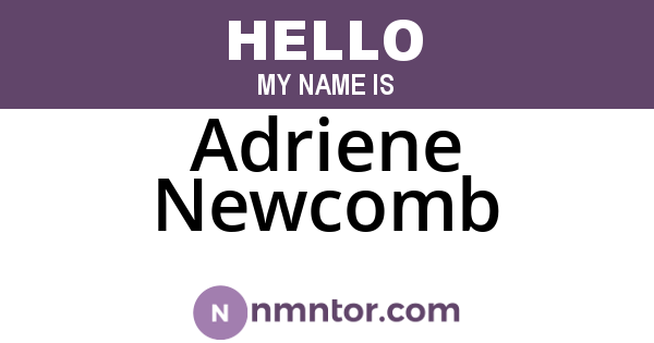 Adriene Newcomb