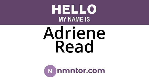 Adriene Read