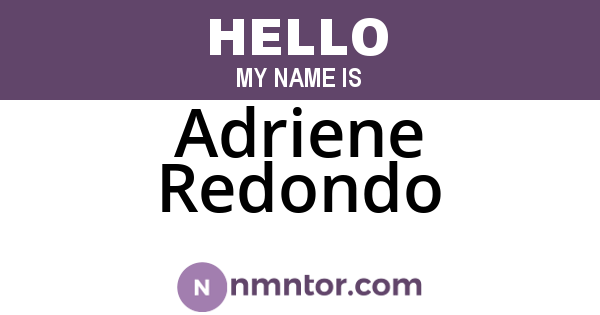 Adriene Redondo