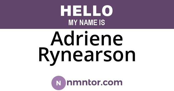Adriene Rynearson