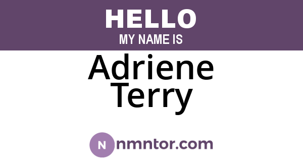 Adriene Terry