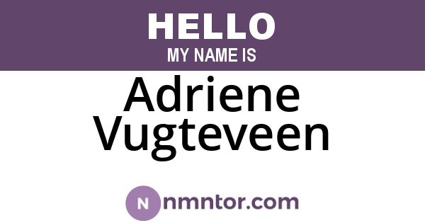 Adriene Vugteveen