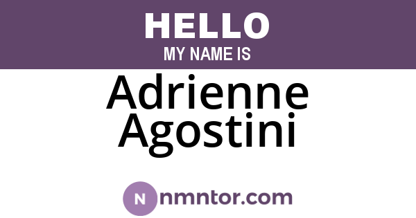 Adrienne Agostini