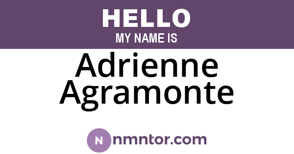 Adrienne Agramonte
