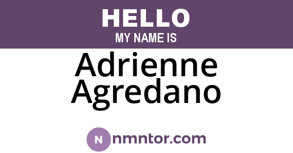 Adrienne Agredano