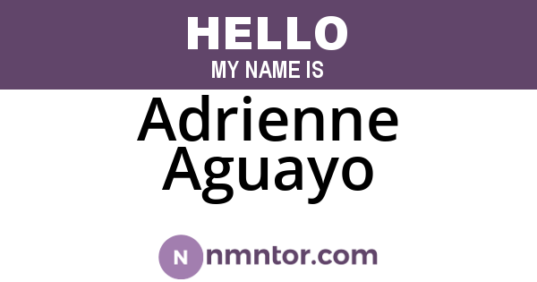 Adrienne Aguayo