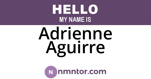 Adrienne Aguirre